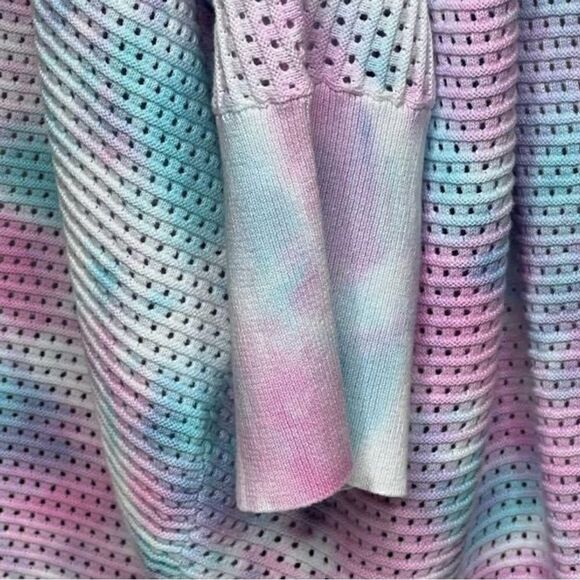Venus NWT pastel tie dyed cocoon cardigan size M - Picture 9 of 9